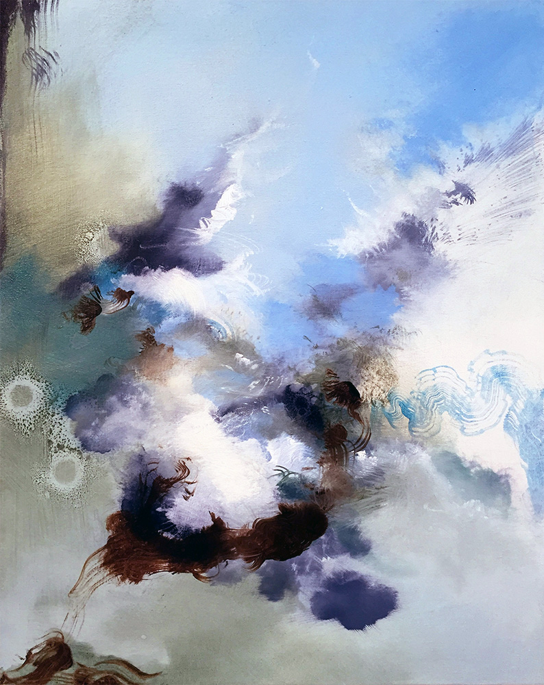 "Entropy High XXVIIII" 28 x 22 inches, oil on canvas, 2015