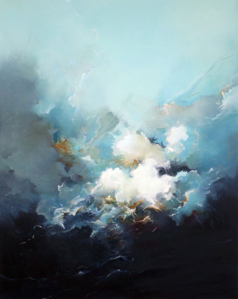 "Entropy High XXXIII" 30 x 24 inches, oil on canvas, 2016—Private Collection