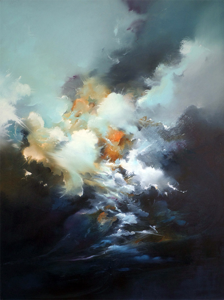 "Entropy High XXXV" 48 x 36 inches, oil on canvas, 2016—Private Collection