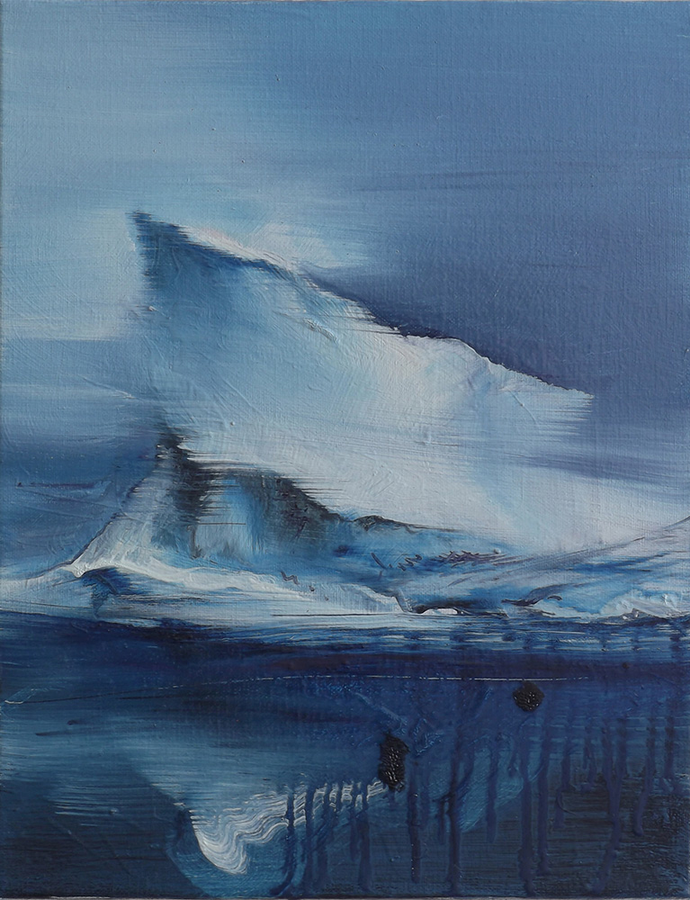 "Ninth wave VII" 14 x 11 inches, oil on canvas, 2013