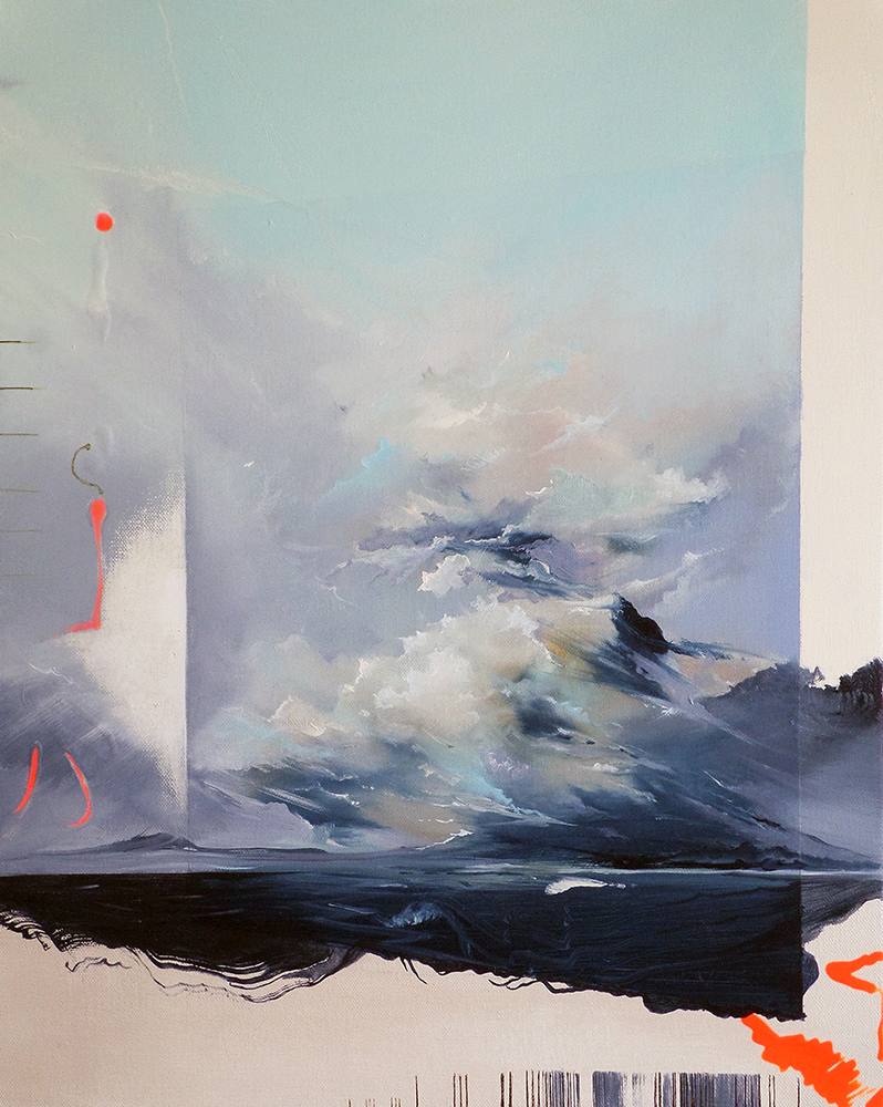 "Reverence VI" 20 x 16 inches, acrylic and oil on canvas, 2015—Private Collection