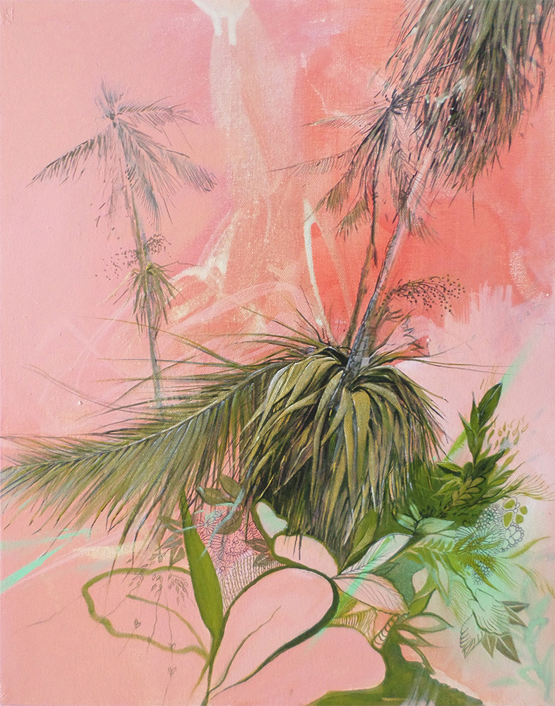 "Sylvian V" 18 x 14 inches, acrylic on canvas, 2015