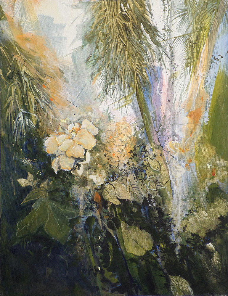 "Winter months X" 18 x 14 inches, acrylic on canvas, 2015