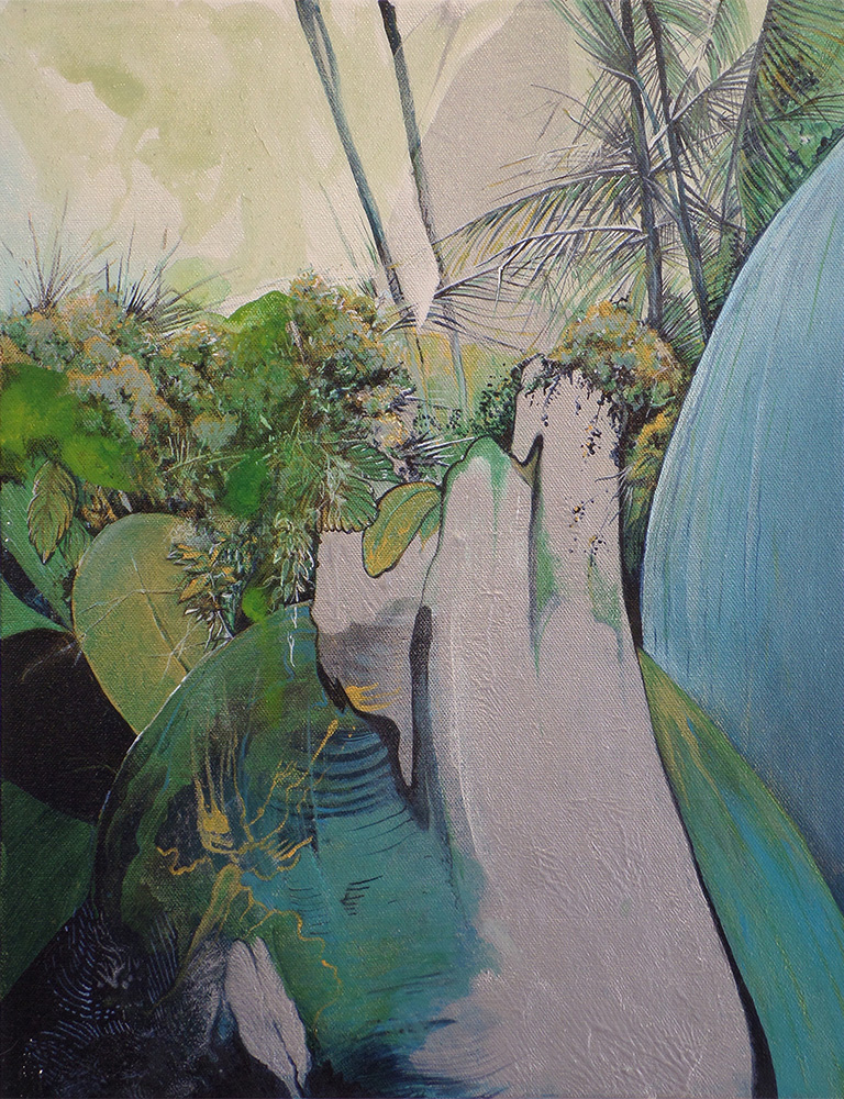 "Winter months IV" 18 x 14 inches, acrylic on canvas, 2015