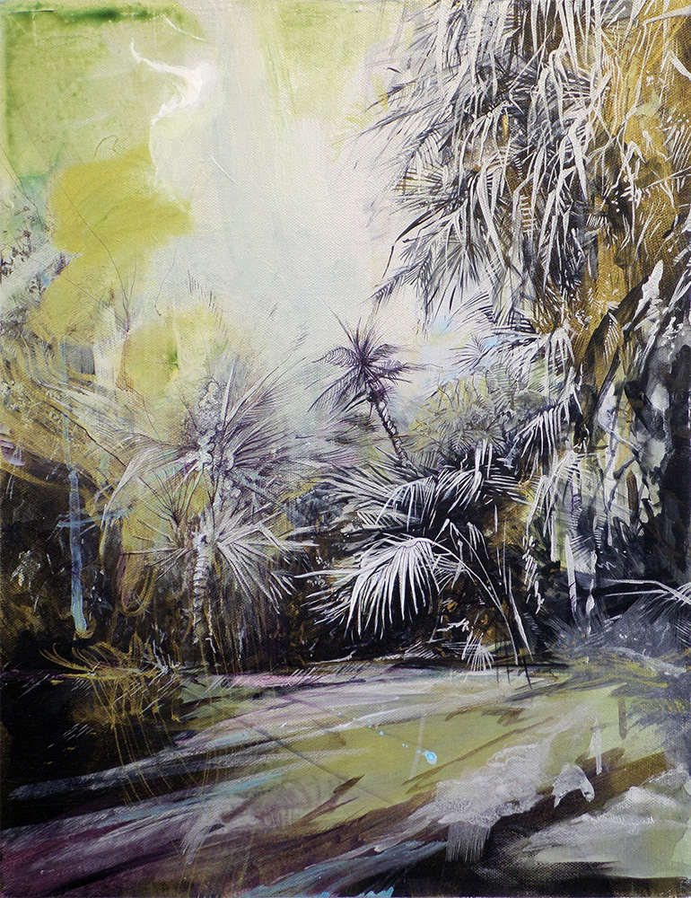 "Winter months VI" 18 x 14 inches, acrylic on canvas, 2015