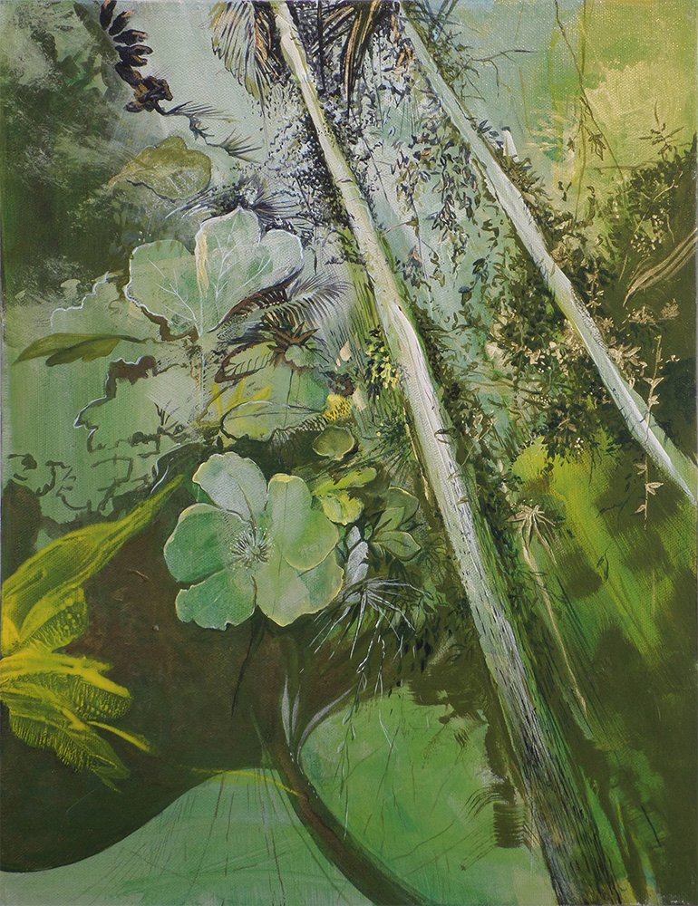 "Winter months VIII" 18 x 14 inches, acrylic on canvas, 2015