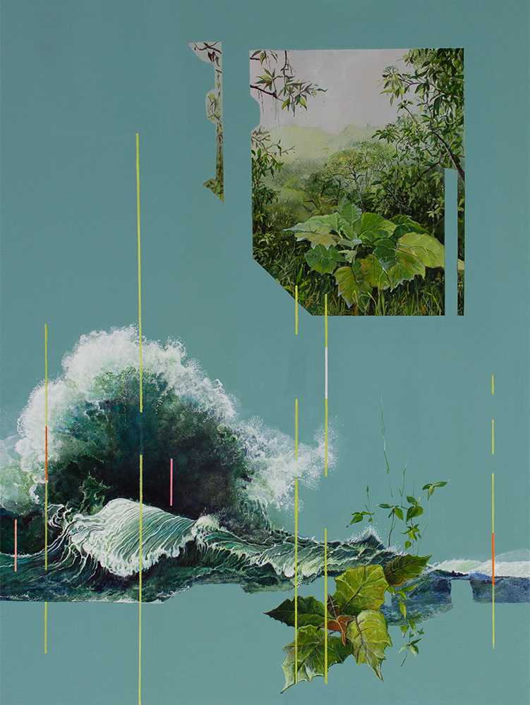 “131 BPM”, 24 x 18 inches, acrylic on canvas, 2020