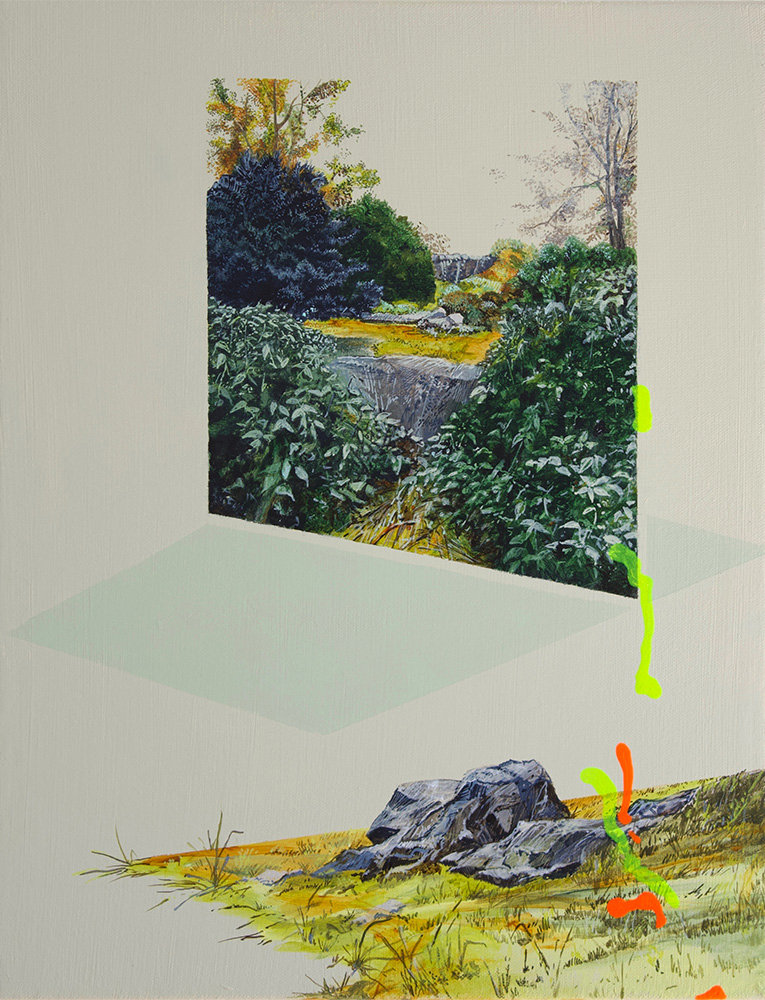 "Decordova Park" 18x14, acrylic on canvas, 2018