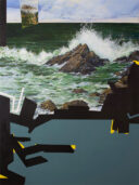 &ldquo;Proceed with curiosity&rdquo;, 48 x 36 inches, acrylic on canvas, 2020