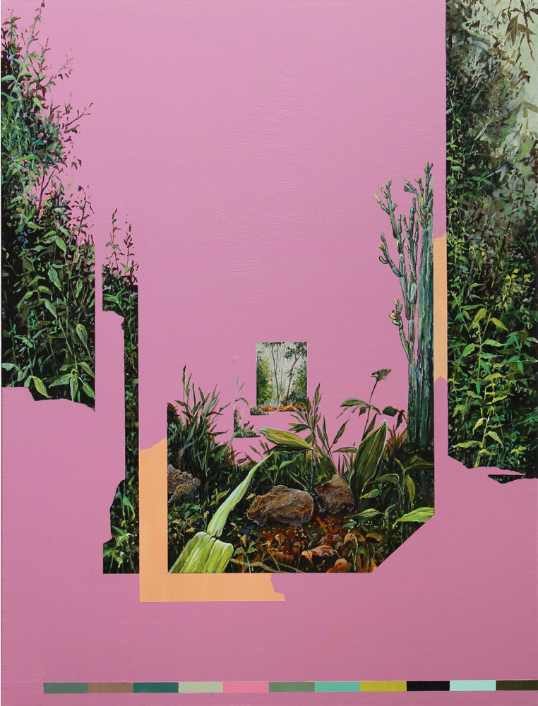 “Verdure”, 24 x 18 inches, acrylic on canvas, 2019