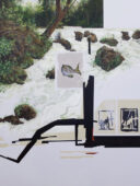 "Cut short" 48 x 36 inches, acrylic on canvas, 2020