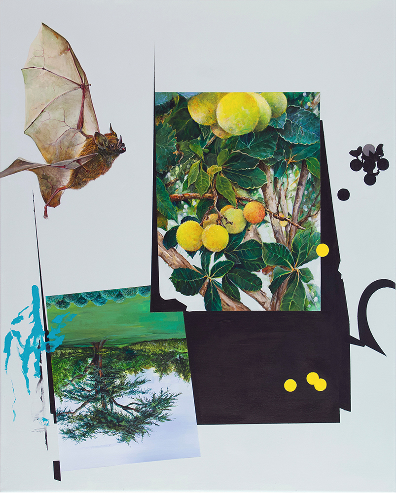 "Turning Tables", 30 x 24 inches, acrylic on canvas, 2020