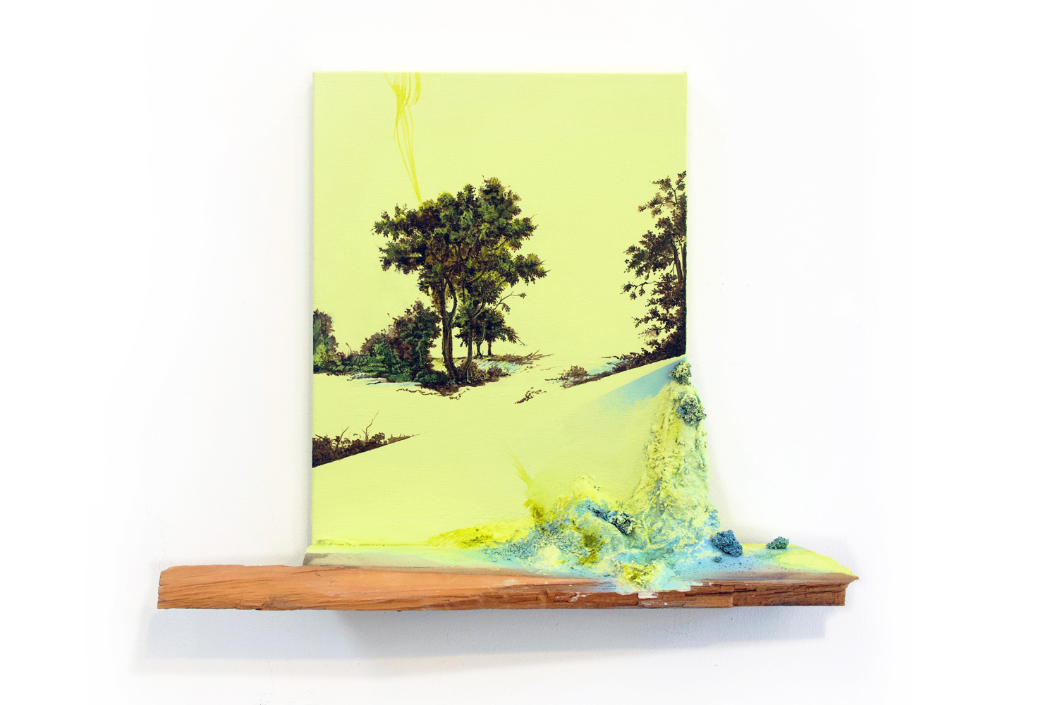 Untitled (After Lorrain), 20 x 16 x 7 inches, mixed media, 2018