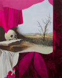 "Untimely", 30 x 24 Inches, acrylic on linen, 2021